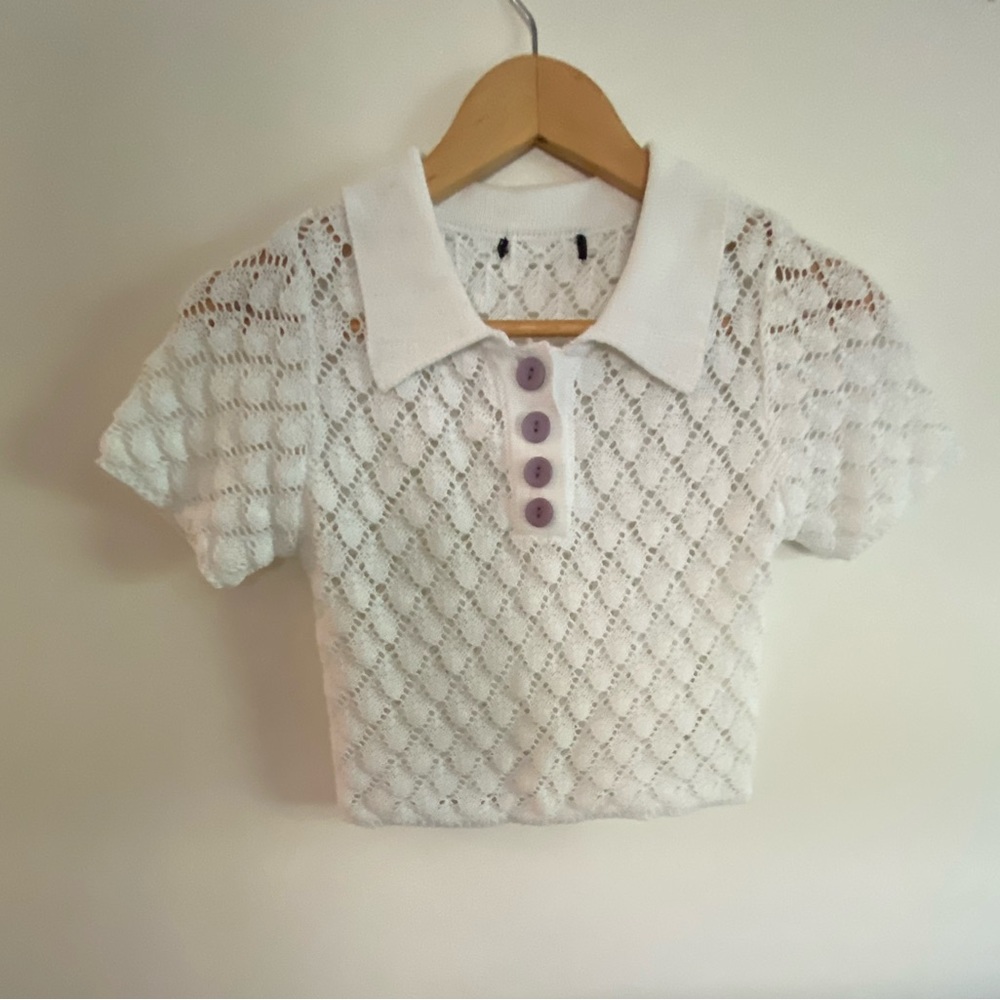 Knit crop top size S